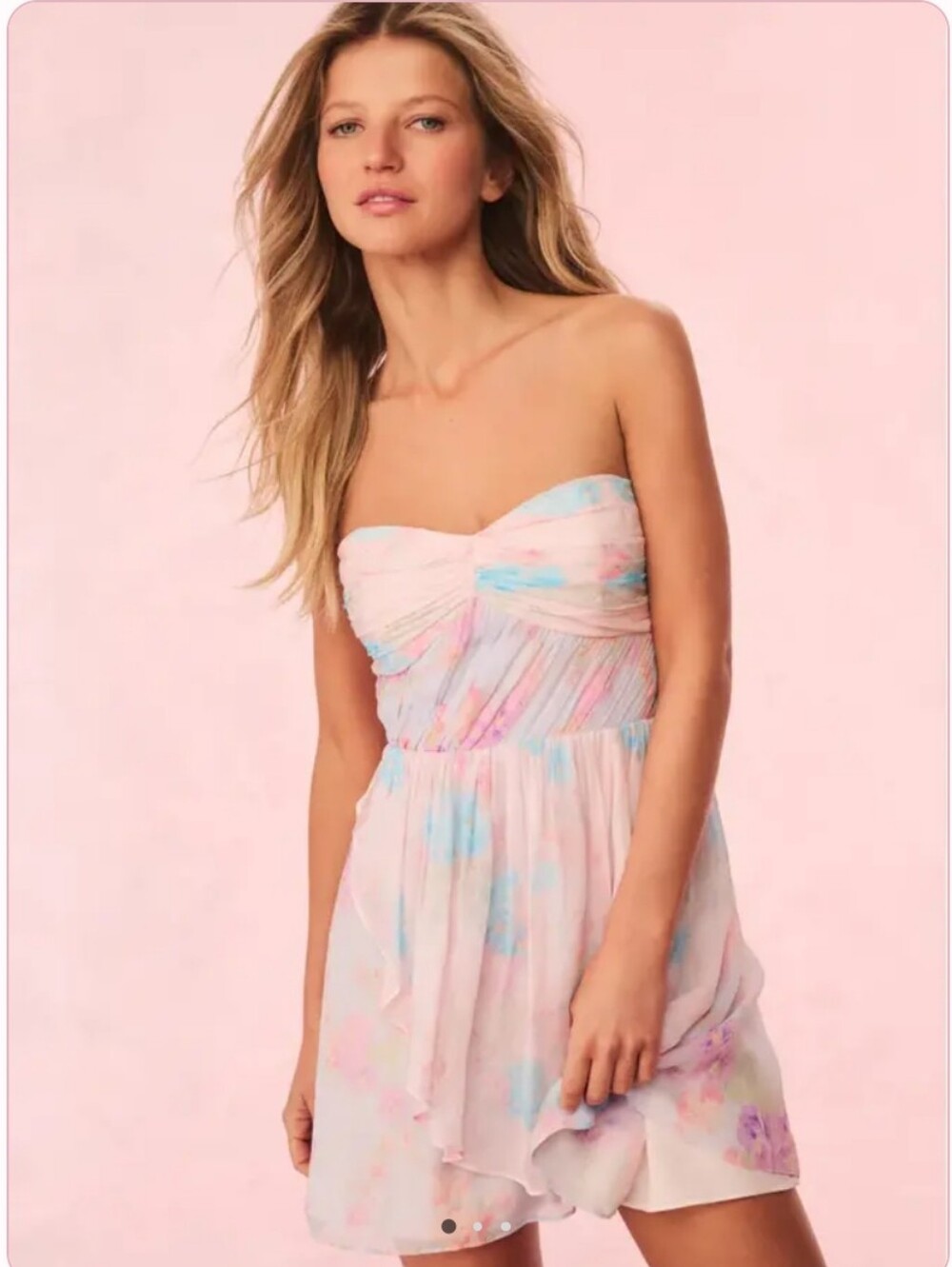 LoveShackFancy Strapless Rayne Dress